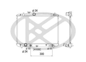 Радіатор охолодження двигуна