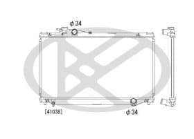 Радіатор охолодження двигуна