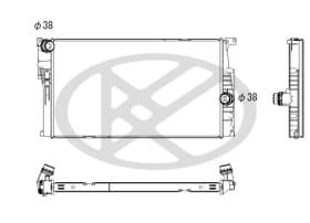 Радиатор охлаждения двигателя