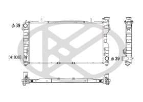 Радіатор охолодження двигуна Радіатор охолодження двигуна