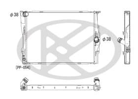 Радіатор охолодження двигуна
