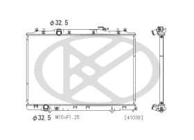 Радиатор охлаждения двигателя
