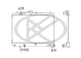 Радіатор охолодження двигуна