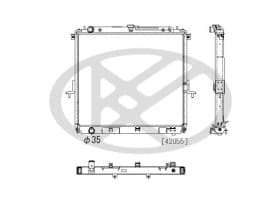 Радиатор охлаждения двигателя Радиатор охлаждения двигателя