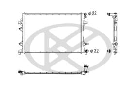 Радиатор охлаждения двигателя Радиатор охлаждения двигателя