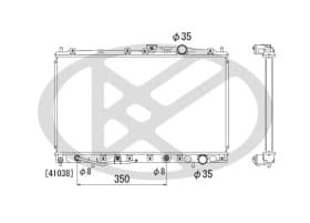 Радиатор охлаждения двигателя Радиатор охлаждения двигателя