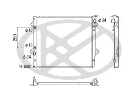 Радіатор охолодження двигуна