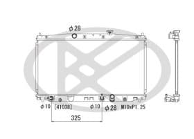 Радиатор охлаждения двигателя