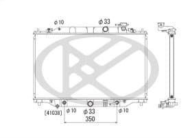Радіатор охолодження двигуна Радіатор охолодження двигуна