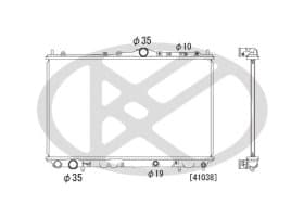 Радіатор охолодження двигуна