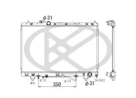 Радіатор охолодження двигуна
