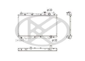 Радіатор охолодження двигуна