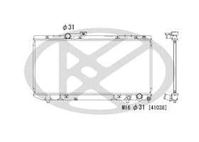 Радіатор охолодження двигуна