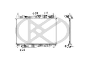 Радиатор охлаждения двигателя Радиатор охлаждения двигателя