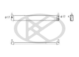 Радиатор охлаждения двигателя