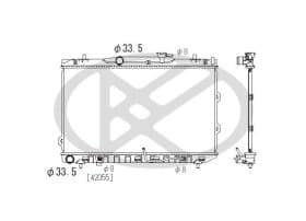 Радиатор охлаждения двигателя