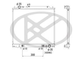 Радіатор охолодження двигуна