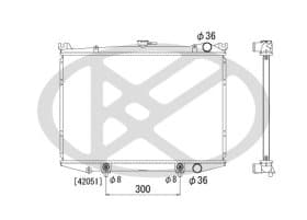 Радіатор охолодження двигуна