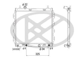 Радиатор охлаждения двигателя
