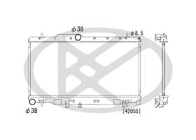 Радиатор охлаждения двигателя Радиатор охлаждения двигателя