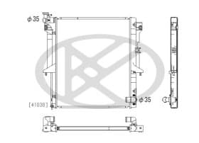Радиатор охлаждения двигателя Радиатор охлаждения двигателя