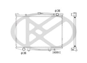 Радіатор охолодження двигуна