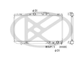 Радіатор охолодження двигуна