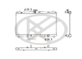 Радиатор охлаждения двигателя