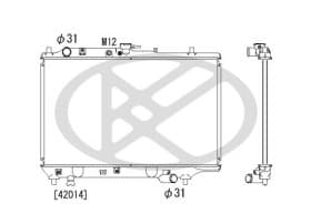 Радиатор охлаждения двигателя Радиатор охлаждения двигателя