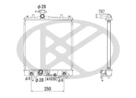 Радиатор охлаждения двигателя Радиатор охлаждения двигателя