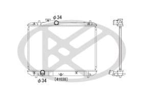 Радіатор охолодження двигуна