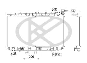 Радіатор охолодження двигуна