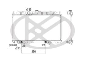 Радіатор охолодження двигуна