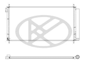 Радиатор кондиционера Радиатор кондиционера