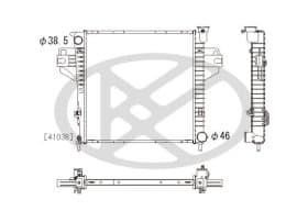 Радиатор охлаждения двигателя Радиатор охлаждения двигателя