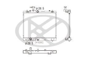 Радиатор охлаждения двигателя
