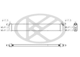 Радіатор охолодження двигуна Радіатор охолодження двигуна