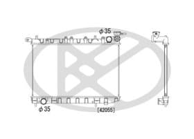 Радіатор охолодження двигуна