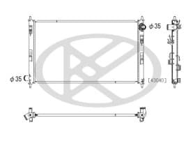 Радиатор охлаждения двигателя Радиатор охлаждения двигателя