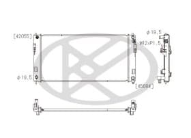 Радиатор охлаждения двигателя