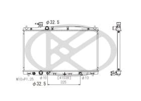 Радиатор охлаждения двигателя