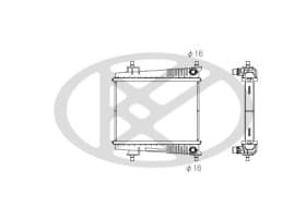 Радіатор охолодження двигуна