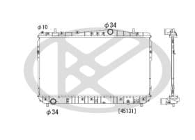 Радиатор охлаждения двигателя Радиатор охлаждения двигателя