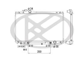 Радиатор охлаждения двигателя