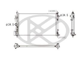 Радиатор охлаждения двигателя Радиатор охлаждения двигателя