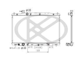 Радиатор охлаждения двигателя