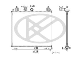 Радиатор охлаждения двигателя Радиатор охлаждения двигателя