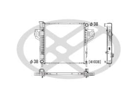 Радиатор охлаждения двигателя Радиатор охлаждения двигателя