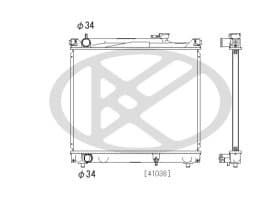 Радиатор охлаждения двигателя Радиатор охлаждения двигателя