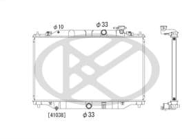Радіатор охолодження двигуна Радіатор охолодження двигуна